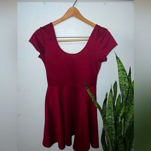Deep Red Dress